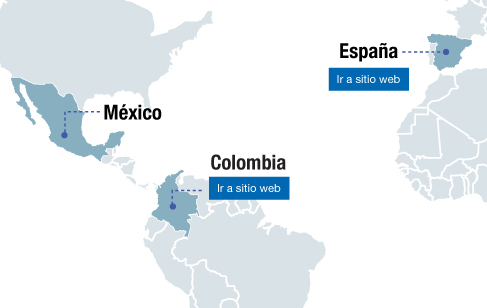 mapa internacional